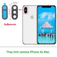 Thay kính camera iPhone X , Xs Max